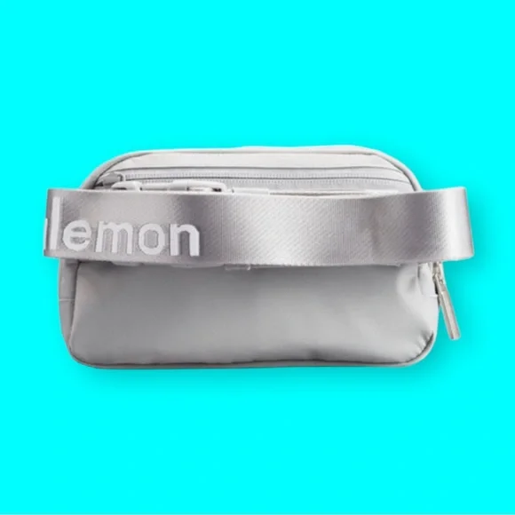SOLD. NWT LULULEMON Silver Everywhere Belt Bag - Picture 2 of 6